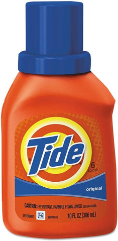 Tide Liquid Laundry Detergent, Original Scent, Travel Size 10oz